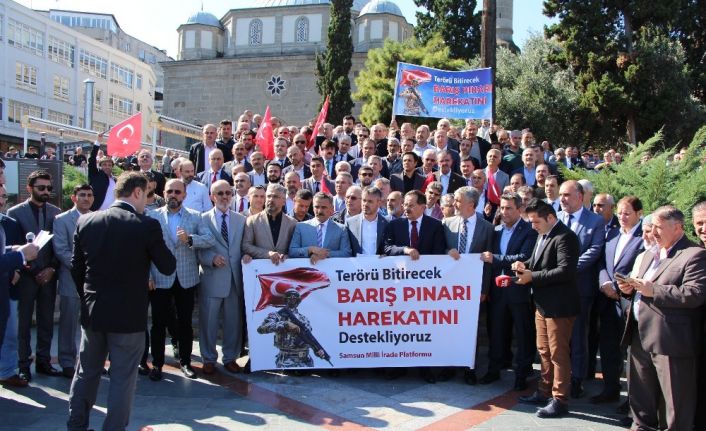 Samsun Milli İrade Platformu’ndan Barış Pınarına destek açıklaması