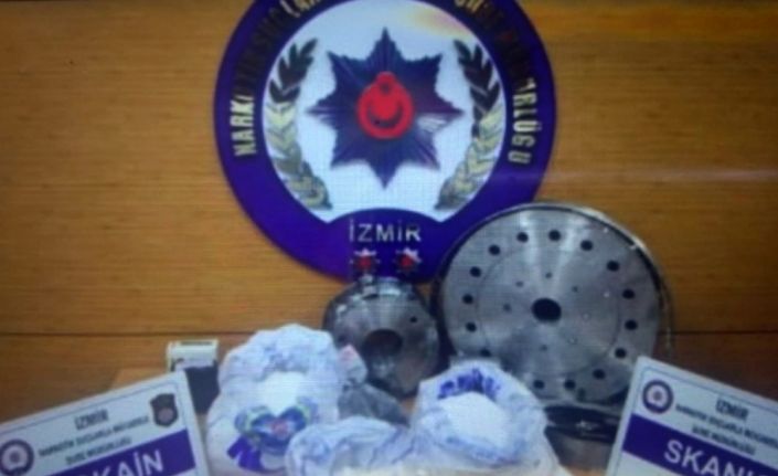 Yedek parça içinde gizlenmiş 7 kilogram kokain ele geçirildi