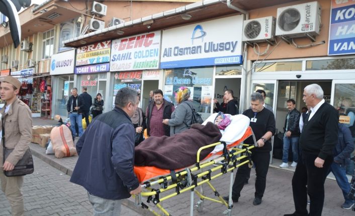 Hastaya otobüs zulmü