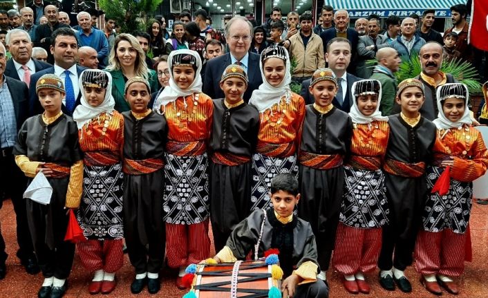 Büyükelçi Christian Berger’e Adıyaman’da davul zurnalı karşılama