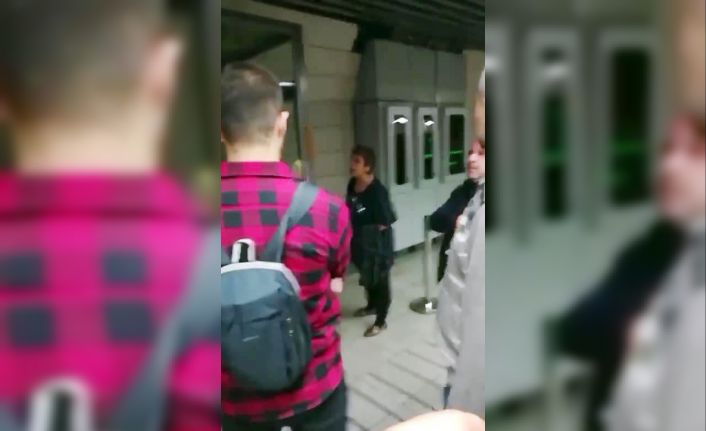 Karaköy’de başörtülü kızlara saldıran kadının, yeni görüntüleri ortaya çıktı