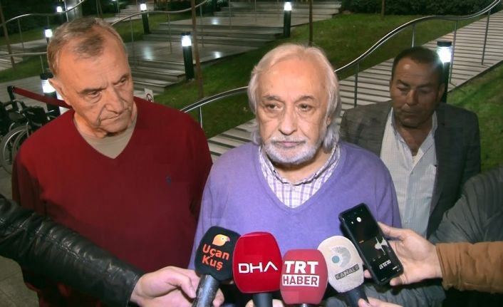 Müjdat Gezen ve Mustafa Alabora, Yıldız Kenter’in hayatını kaybettiği hastaneye geldi