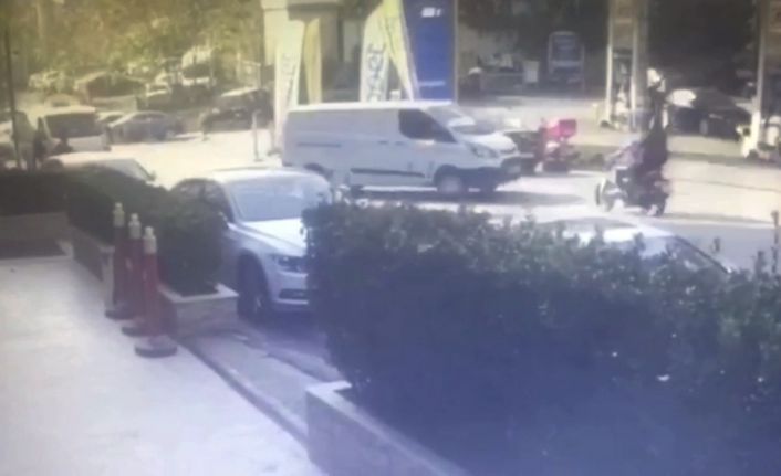 İstanbul’da motosikletli gencin feci ölümü kamerada