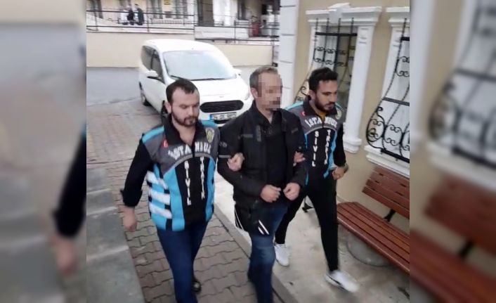 Trafikte terör estiren motosikletli maganda yakalandı