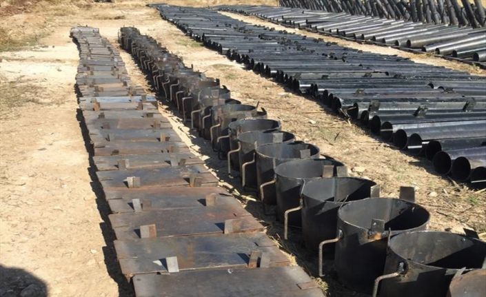 Rasulayn’nda 683 roket lançeri ve 93 EYP kabı ele geçirildi