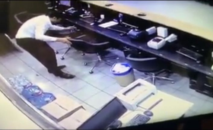 Şirket sahibi hırsızı paylaştığı videoyla ifşa etti