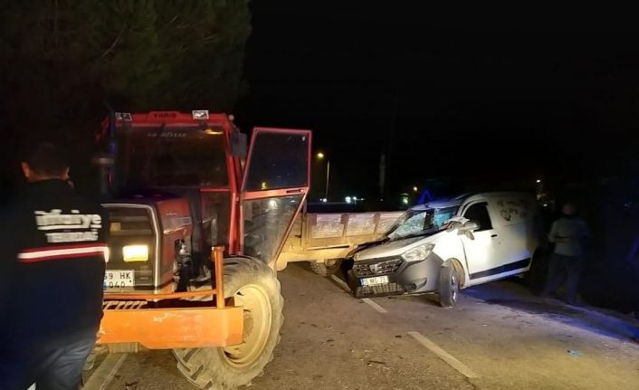 Tekirdağ’da feci kaza: 2 yaralı