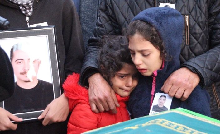 Belediye çalışanının cenazesinde çocuklarının feryadı yürekleri dağladı