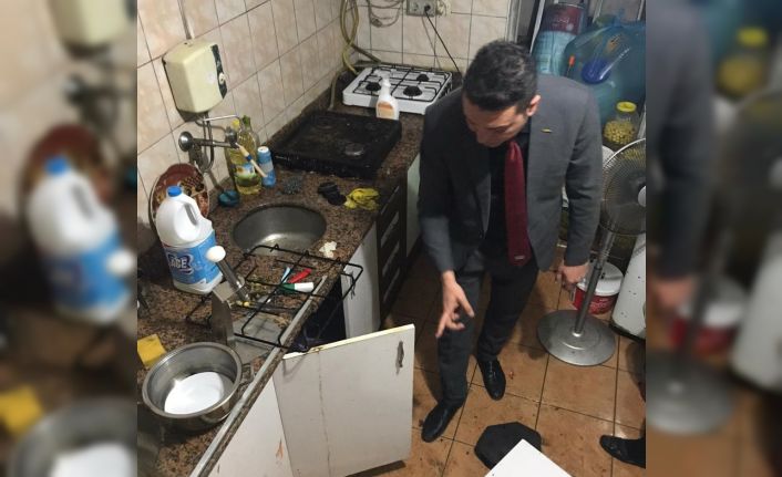 Denetimdeki zabıtaları şok eden görüntüler