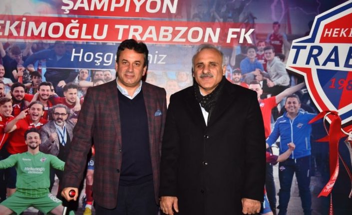 Başkan Zorluoğlu’ndan Hekimoğlu Trabzon FK Kulüp Başkanı Celil Hekimoğlu’na ziyaret