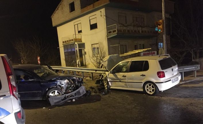 Denizli’de trafik kazası: 1 yaralı