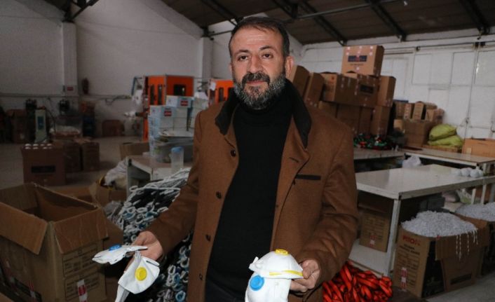 Kayserili firma Çin’e maske yetiştirmek için gece gündüz mesai yapıyor