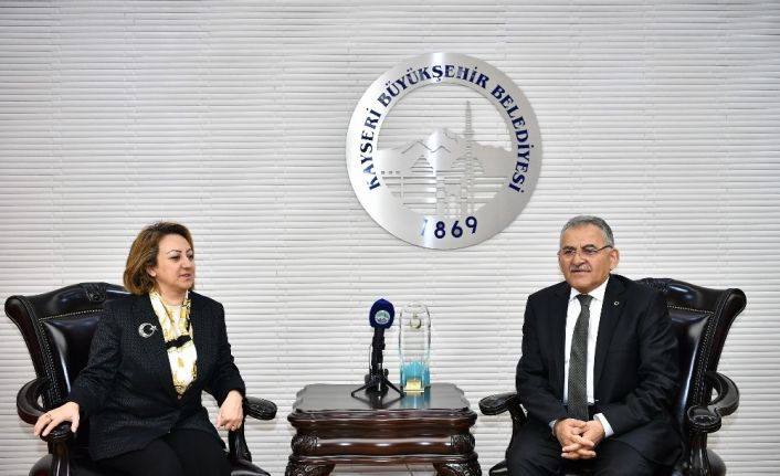 Kültür ve Turizm Bakan Yardımcısı Özgül Özkan Yavuz Başkan Büyükkılıç’ı ziyaret etti