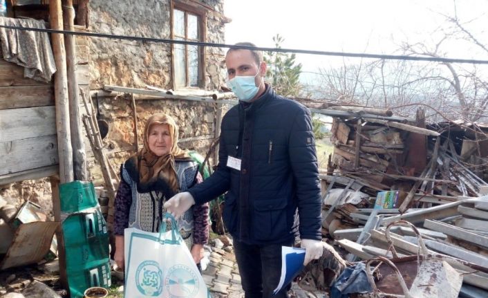 65 yaş üstü ile kronik hastalığı olan engelli vatandaşlara temizlik kiti desteği