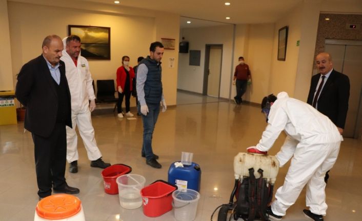 Akçakoca’da korona virüsü önlemi