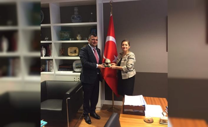Başkan Koyuncu’dan Brüksel Başkonsolosu Dilşad Kırbaşlı Karaoğlu’na ziyaret