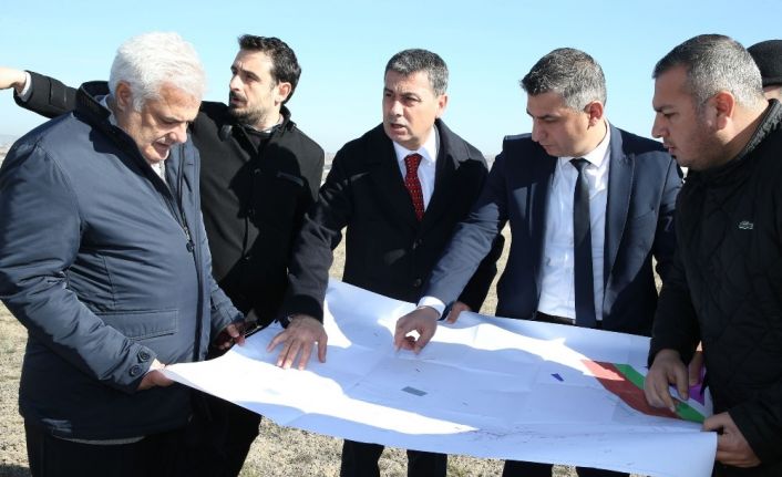 Başkan Şimşek, Mezbahane ve Kurban Kesim Merkezi yapılacak alanı inceledi