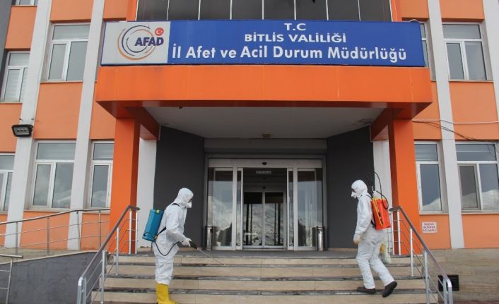 Bitlis’te dezenfekte çalışması
