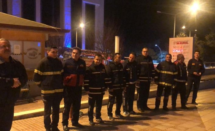 Burdur itfaiyesinden sağlık çalışanlarına tam destek