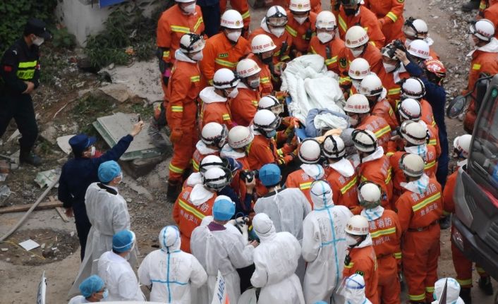 Çin’de karantina otelinin çökmesi sonucu ölenlerin sayısı 26’ya yükseldi