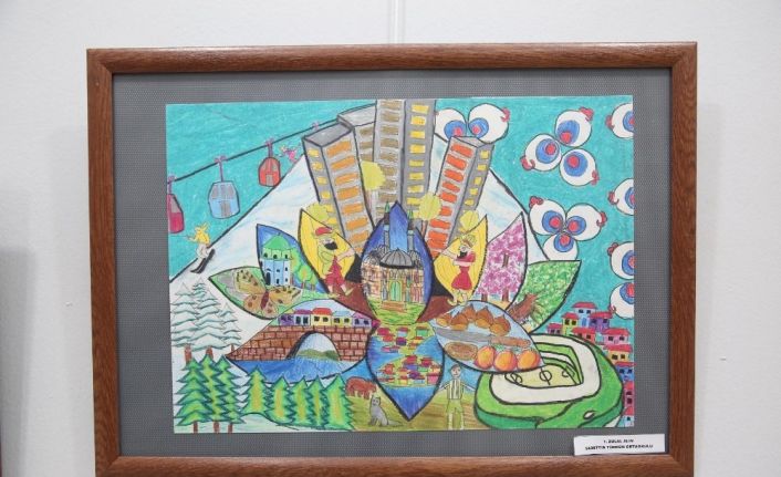 Çocuklar hayâllerindeki Bursa’yı çizdi