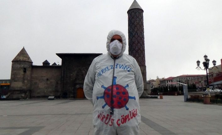 "Dadaş Mucit" korona virüse dikkat çekti