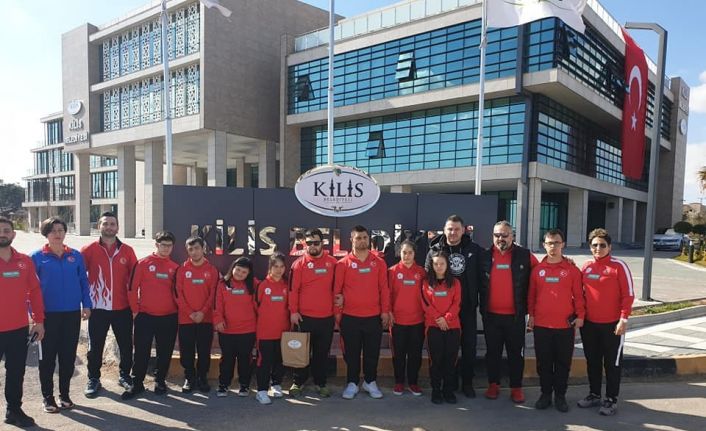 Down Sendromlu milli sporcular Kilis’te