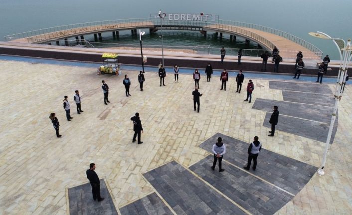 Edremit’te korona virüs kapsamında sahil bandı ve mesire alanları gözetim altında