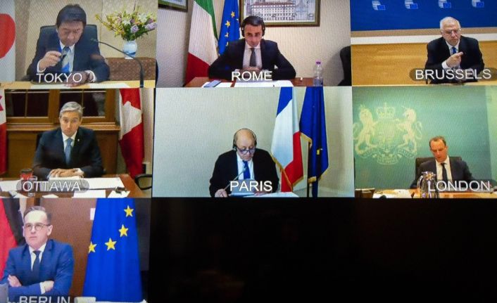 G-7 Dışişleri Bakanları Toplantısında koronaya karşı iş birliği vurgusu