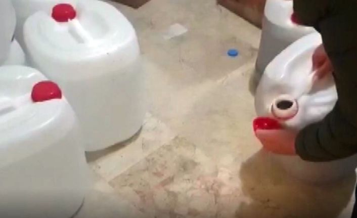 Gaziantep’te kaçak alkol operasyonu