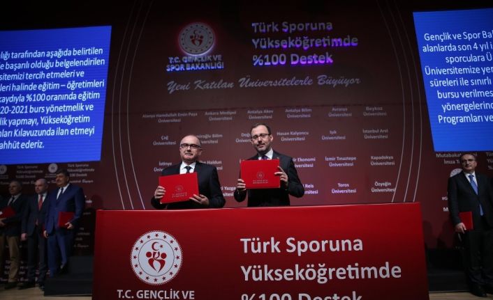 Gençlik Ve Spor Bakanlığı İle Nuh Naci Yazgan Üniversitesi arasında protokol imzalandı