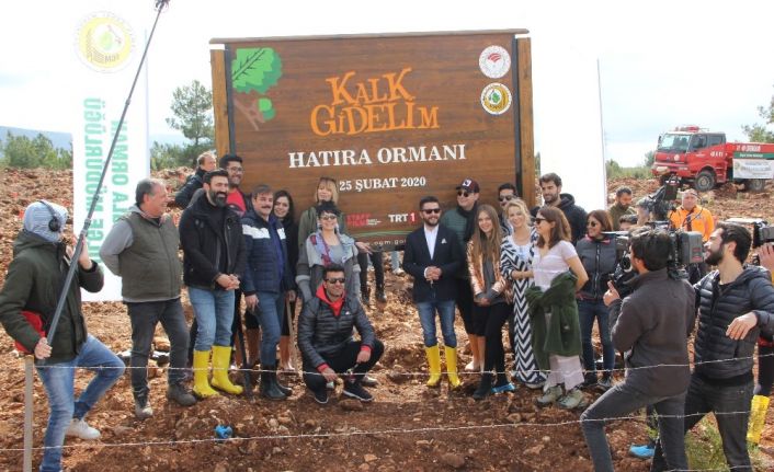 ‘Kalk Gidelim’ dizi ekibinden hatıra ormanı