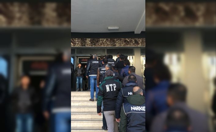 Malatya’da uyuşturucu operasyonu: 9 gözaltı