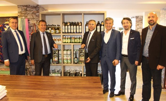 Muğla, Milas, Fethiye Ticaret ve Sanayi Odası Başkanları MELSA’yı ziyaret etti