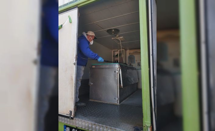 Oraca’da Korana virüsle mücadele için dezenfekte çalışmalarına devam ediyor