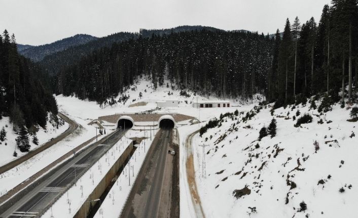 (Özel) 130 yıllık hayalin gerçekleşmesiyle kış aylarında geçilemeyen Ilgaz Dağı, artık tünelle aşılıyor