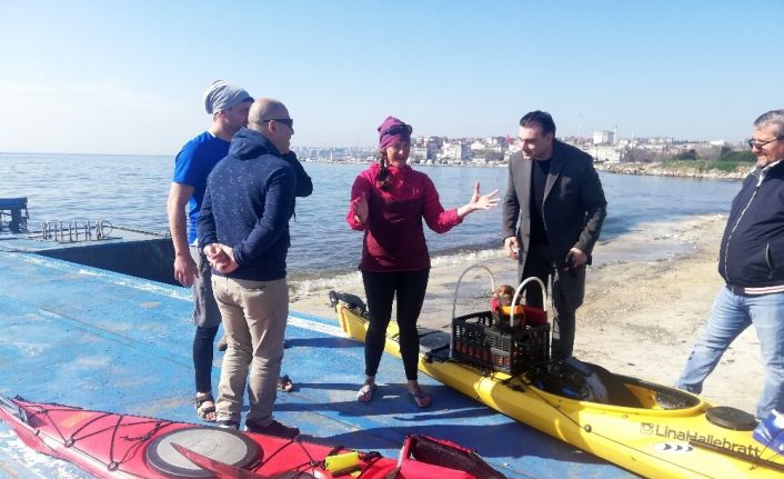 (Özel) Büyükçekmece’den İsveç’e 500 gün kürek çekecek