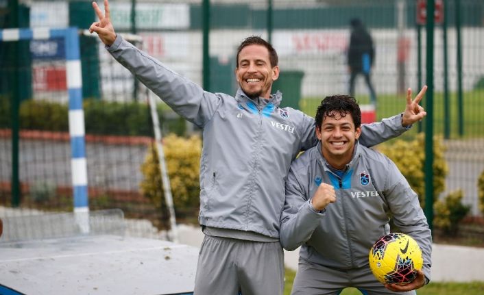 Pereira ve Guılherma 8 yıl sonra Trabzonspor’da buluşarak ortak oldular