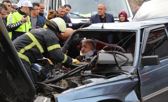 Samsun’da trafik kazası: 4 yaralı
