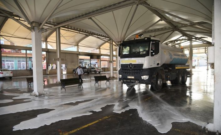 Selçuklu’da pazar yerleri dezenfekte edildi