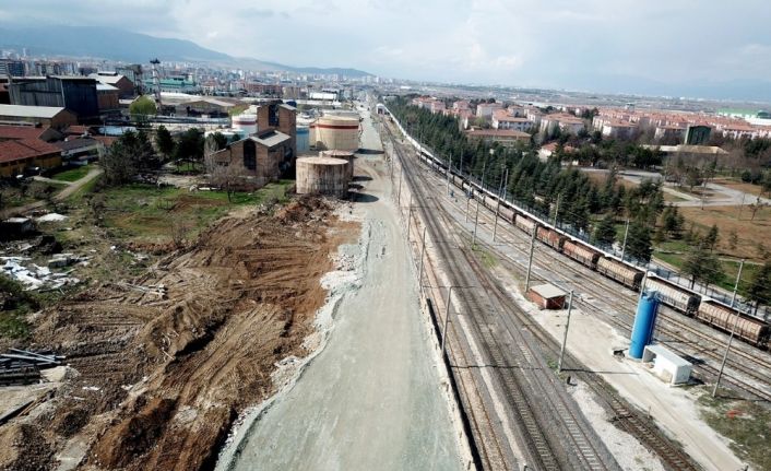 Sivas yoluna bağlanan 25 metre genişliğindeki yol projesinde ilk adıma başlandı
