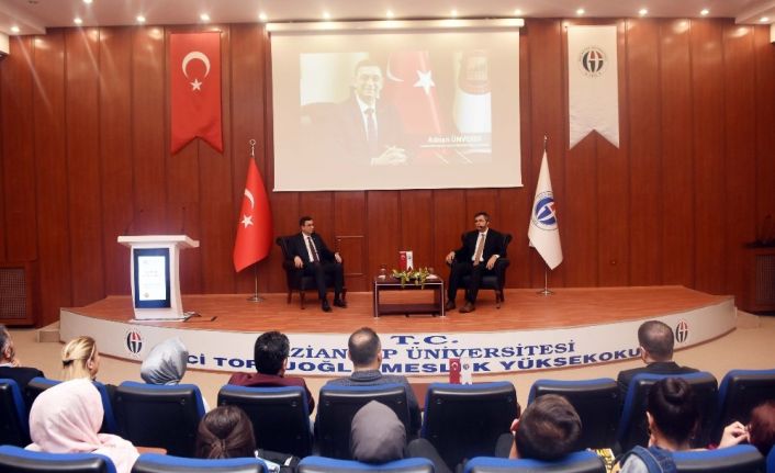 Ünverdi GAÜN Naci Topçuoğlu Meslek Yüksekokulu kariyer günleri programının konuğu oldu