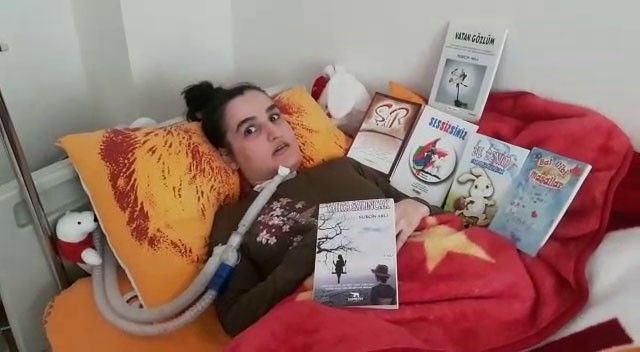 11 yıldır yatağa bağımlı yaşayan Nurçin Arlı’dan “Evde kal” çağrısı
