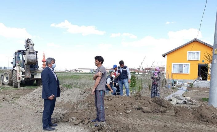 Aileler talep etti, Başkan Teke aynı gün su sorununu çözdü