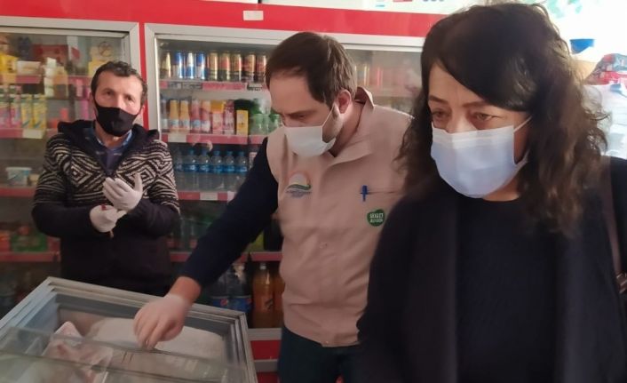 Alaçam’da gıda işletmelerine etiket ve hijyen denetimi