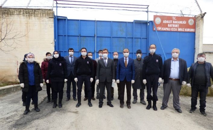 Bayburt M Tipi Kapalı Ceza infaz Kurumu’nda Kovid-19 tedbirleri