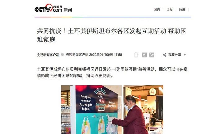 Beylikdüzü Belediyesinin kampanyası Çin’de yankı buldu