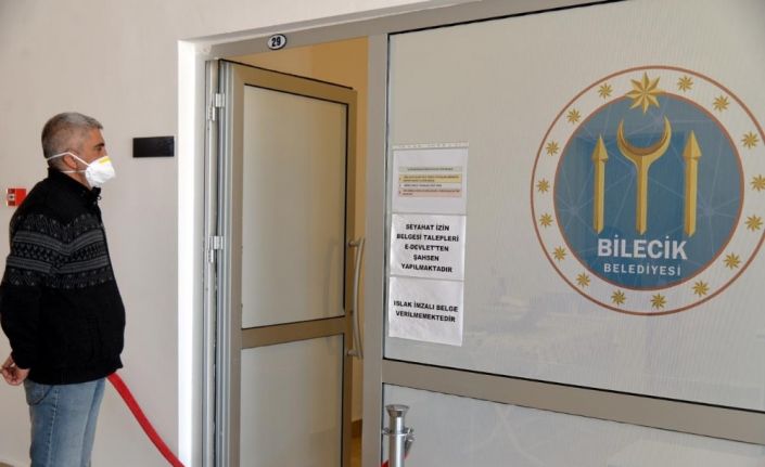 Bilecik’te bin 495 kişi ve 16 araca seyahat izin belgesi verildi