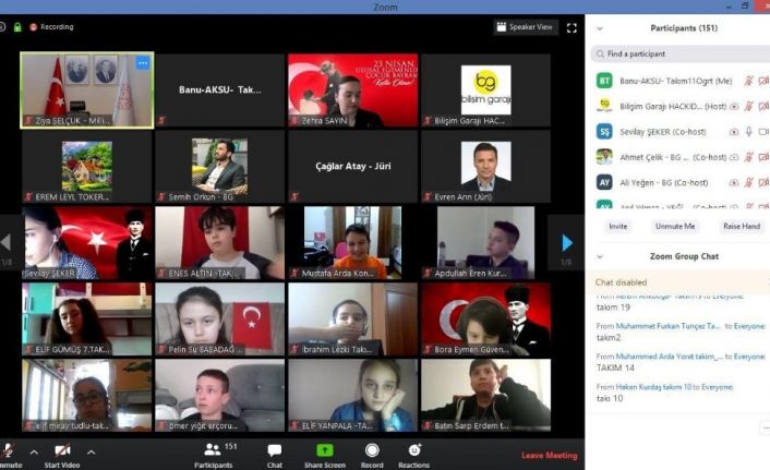 Bozüyük Arif Nihat Asya Ortaokulu tasarım yarışmasında Türkiye birincisi oldu