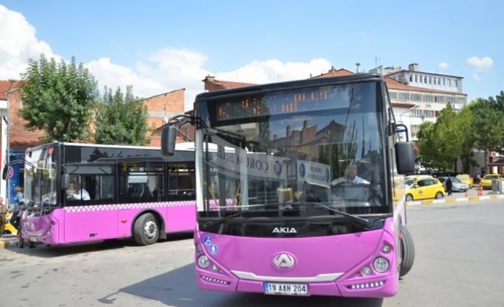 Çorum’da Şehir içi toplu ulaşım araçlarında yeni düzenleme
